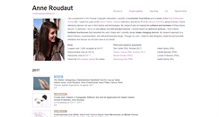 Desktop Screenshot of anneroudaut.fr