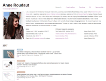 Tablet Screenshot of anneroudaut.fr
